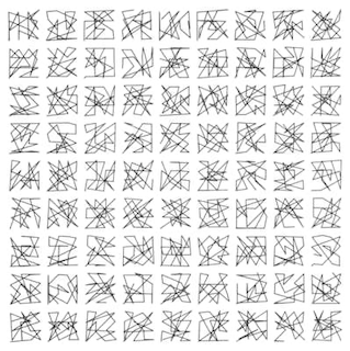 Zyklus Dürer, 1984–92, Vera Molnar